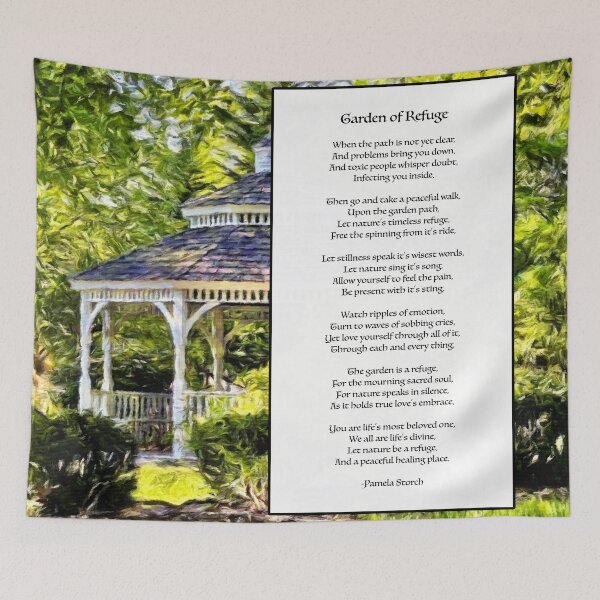 Item preview, Garden of Refuge Poem designed and sold by Pamela Storch.
