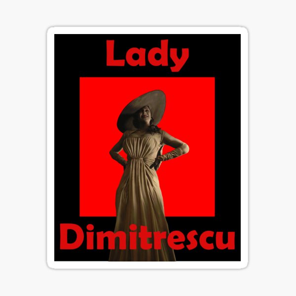 "Lady Dimitrescu" Sticker For Sale By Frijaaido | Redbubble