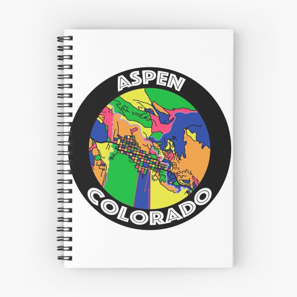 Item preview, Aspen, CO Colorful Map designed and sold by John Mashburn.