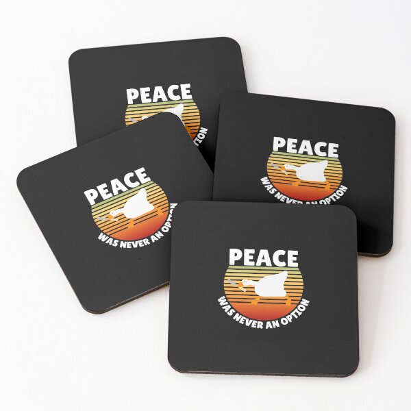 Aperçu de l'œuvre La paix n'a jamais été une option créée et vendue par PeaceyArt.