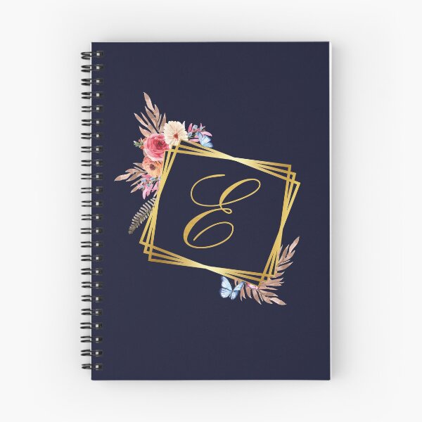 Item preview, e Botanical Monogram Drawing, Floral Letter E designed and sold by sbk-designer.