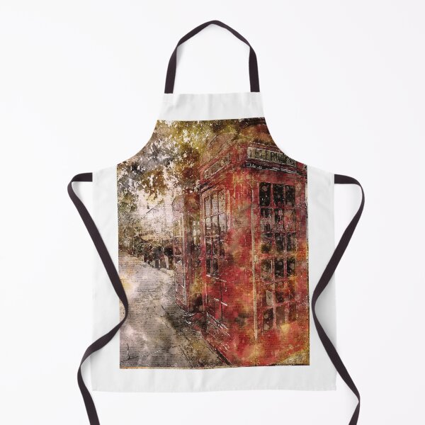 Item preview, Distressed London Red Telephone Phone Booth designed and sold by High Functioning Fangirl.