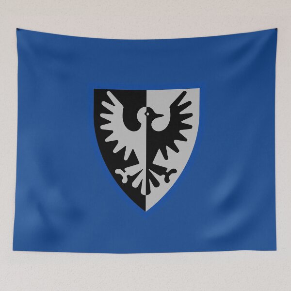 Item preview, Black Falcon Shield Emblem - Blue designed and sold by Highonbricks.
