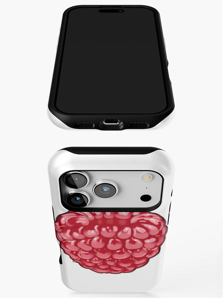 Thumbnail 3 of 4, iPhone Case, Red Raspberry designed and sold by Belle Perez.