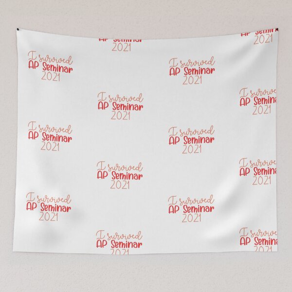 Item preview, I Survived AP Seminar 2021 Red designed and sold by Hannah Grace Designs.