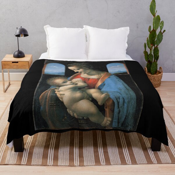 Item preview, Mary And Jesus Color Renaissance Painting Design designed and sold by EarthArtDesigns.