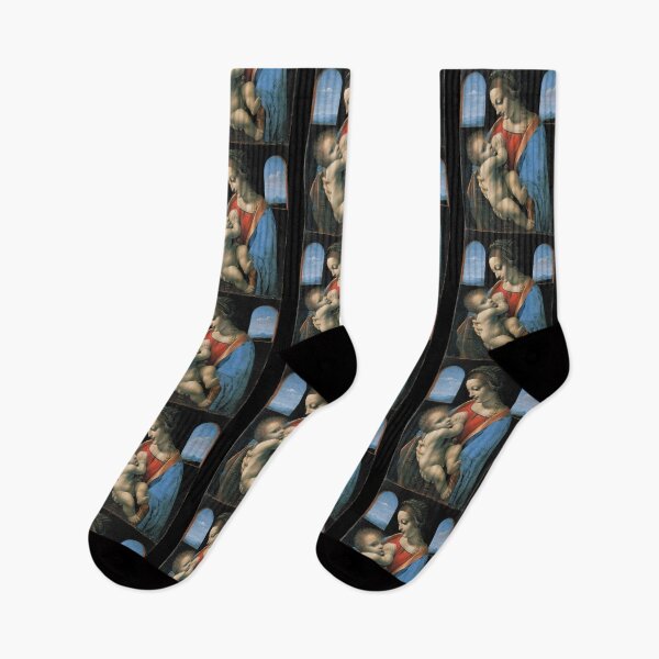 Item preview, Mary And Jesus Color Renaissance Painting Design designed and sold by EarthArtDesigns.