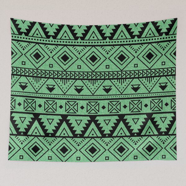 Item preview, Multi-Pattern Afri-Aztec Fabric Textured Effect Boho Aesthetics [#206] designed and sold by AfriStyleUK.