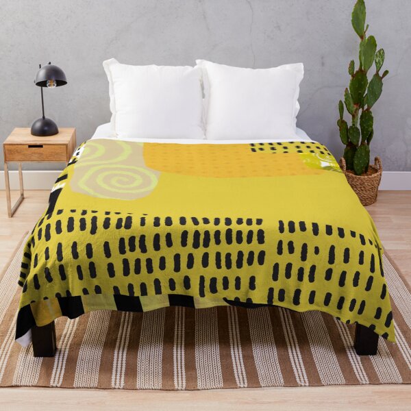 Item preview, Yellow and Black Abstract Collage Art designed and sold by NancyMerkle.