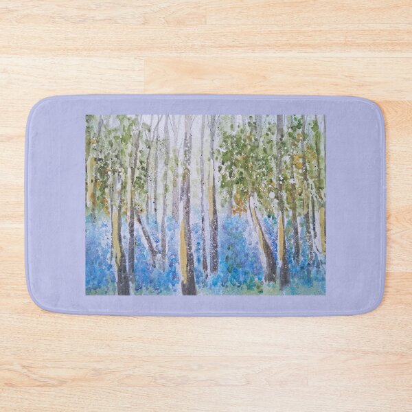 Item preview, Light at Play in Bluebell Wood K designed and sold by kaleidimo.