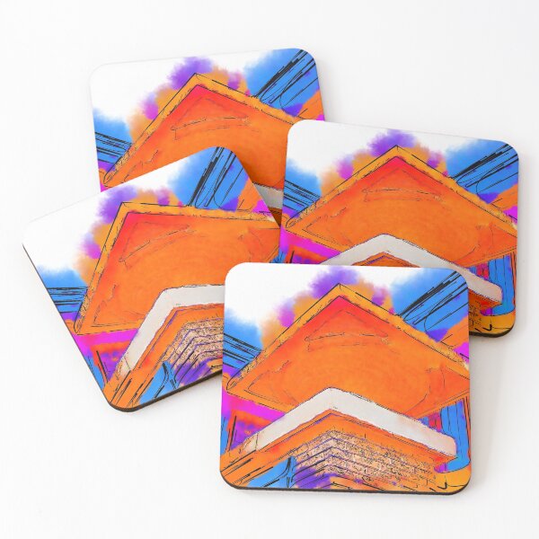 Item preview, Architectural Elements In Abstract Watercolor designed and sold by KirtTisdale.