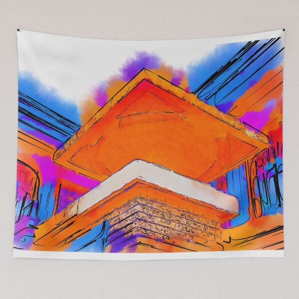 Item preview, Architectural Elements In Abstract Watercolor designed and sold by KirtTisdale.