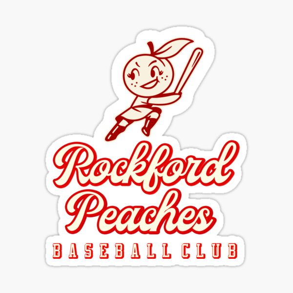 THE ROCKFORD PEACHES LADIES STICKER AND SHIRT  Sticker for Sale by  BraveryisBold