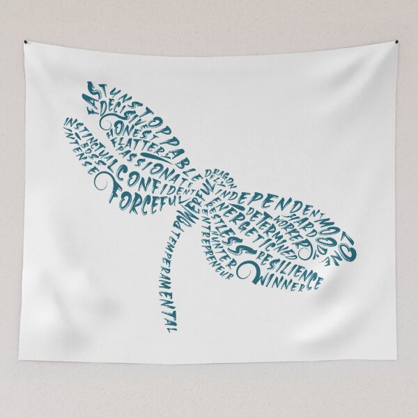 Item preview, Teal Dragonfly Spirit Animal designed and sold by kjeppson.