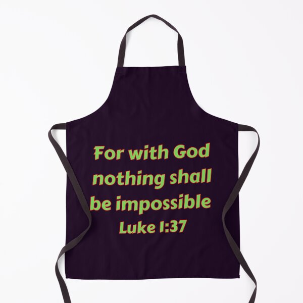 Item preview, Bible Verse Luke 1:37 designed and sold by Prayingwarrior.