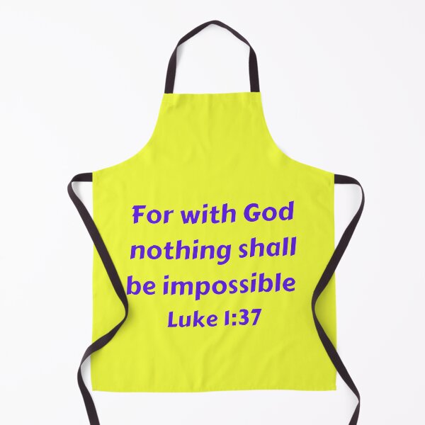 Item preview, Bible Verse Luke 1:37 designed and sold by Prayingwarrior.