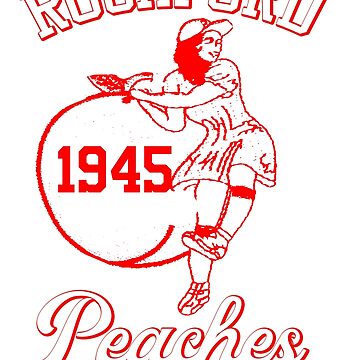 THE ROCKFORD PEACHES LADIES STICKER AND SHIRT  Sticker for Sale by  BraveryisBold