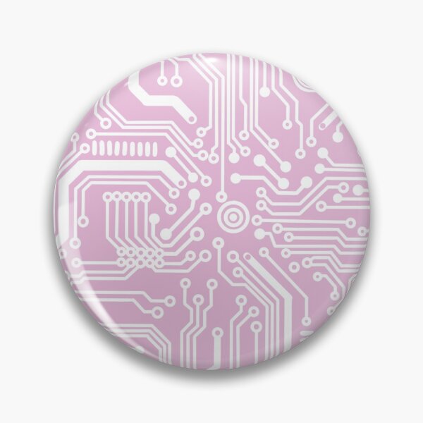 Item preview, pink microchip hardware circuit design designed and sold by Giulia  Palazzo.
