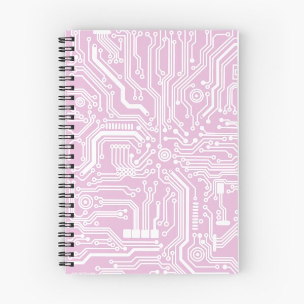 Item preview, pink microchip hardware circuit design designed and sold by Giulia  Palazzo.