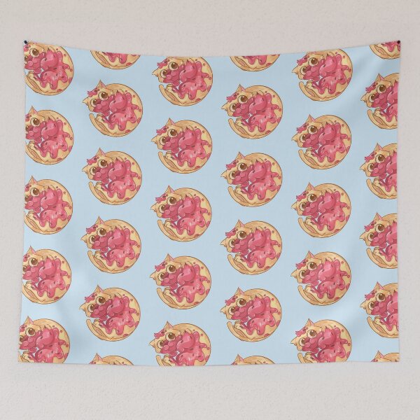 Item preview, Strawberry Donut Cat designed and sold by GalaxyChicken.