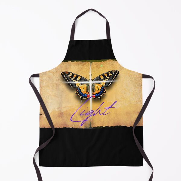 Item preview, Butterfly On Ancient Parchment With Light Of A Cross Design designed and sold by EarthArtDesigns.
