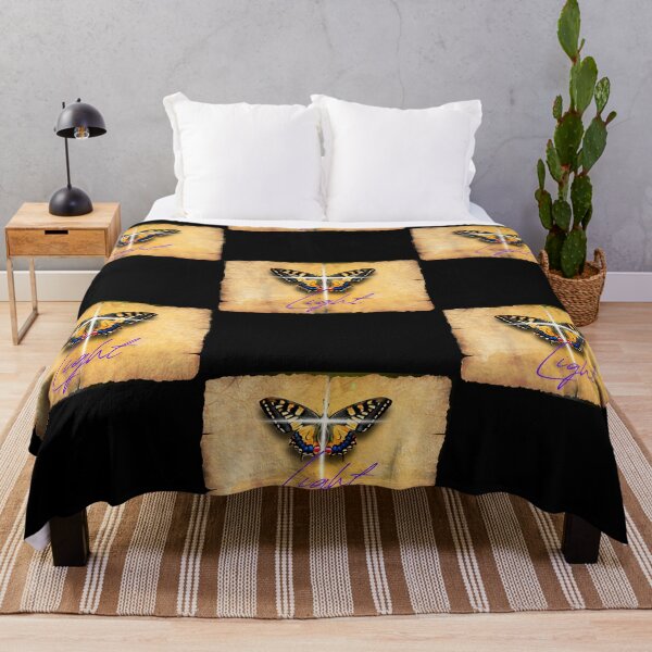 Item preview, Butterfly On Ancient Parchment With Light Of A Cross Design designed and sold by EarthArtDesigns.