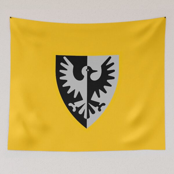 Item preview, Black Falcon Shield Emlbem - Yellow designed and sold by Highonbricks.