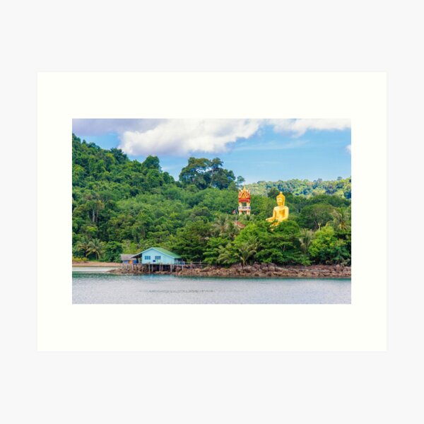 Item preview, View of Baan Ao Salad port and fishing village on Koh Kood Island, Thailand designed and sold by Stanciuc.