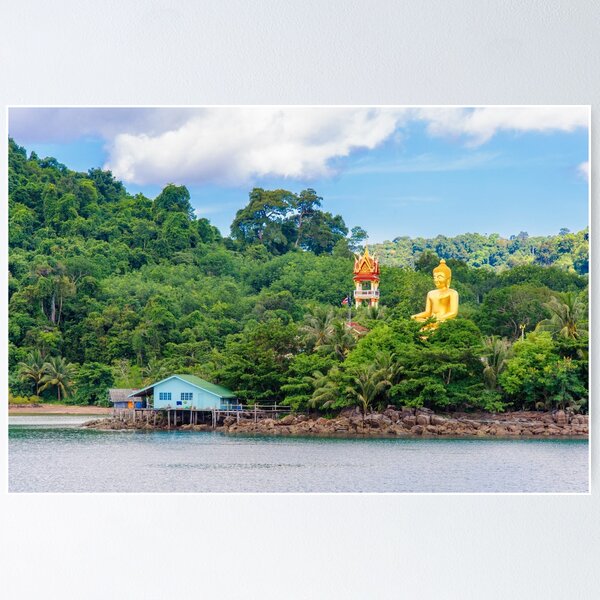 Item preview, View of Baan Ao Salad port and fishing village on Koh Kood Island, Thailand designed and sold by Stanciuc.