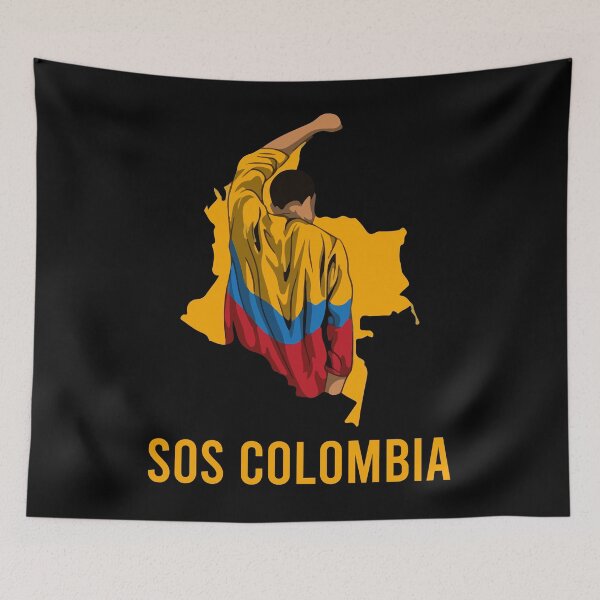 Aperçu de l'œuvre SOS COLOMBIE créée et vendue par ZiuzKlaw.