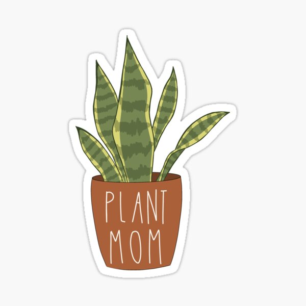 Plant Mom Sticker