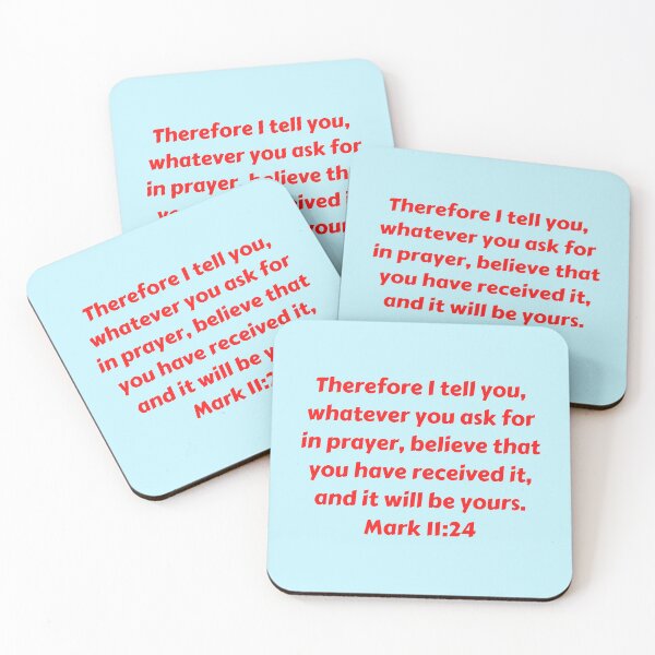 Item preview, Bible Verse Mark 11:24 designed and sold by Prayingwarrior.