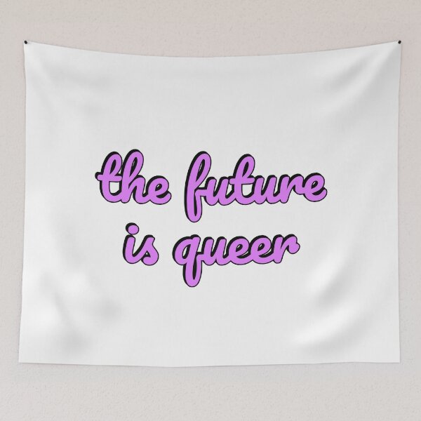 Item preview, The future is queer - pink designed and sold by Inspirationmotivation.
