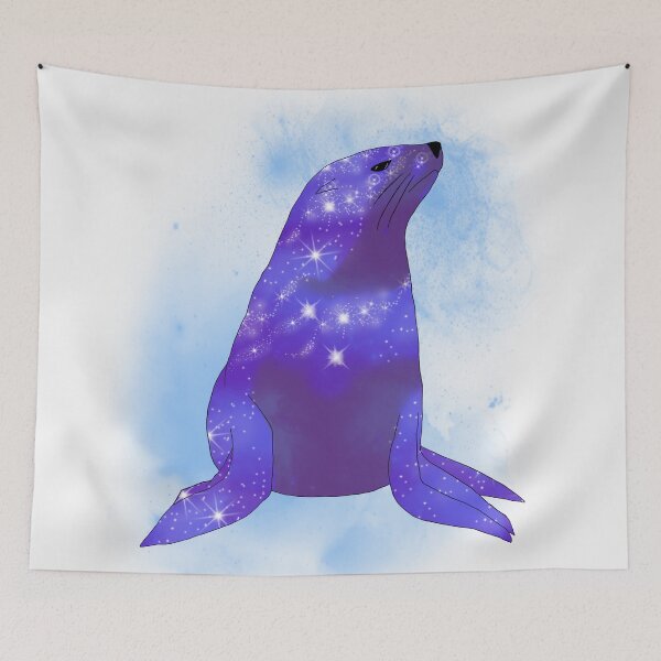 Item preview, Galaxy Fur Seal designed and sold by NancyMaeDesgins.