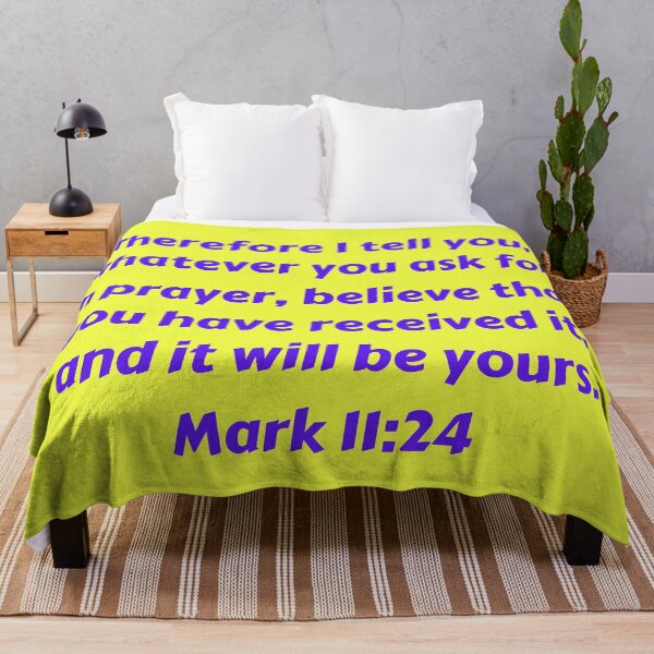 Item preview, Bible Verse Mark 11:24 designed and sold by Prayingwarrior.