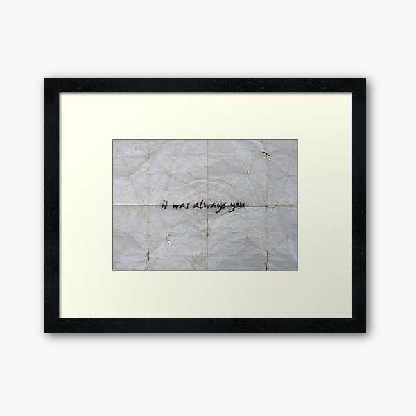 In Your Shadow Framed Art Print