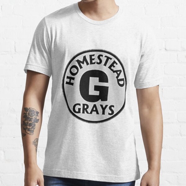 Homestead Grays Cap Logo Tee, Vintage Sports Apparel