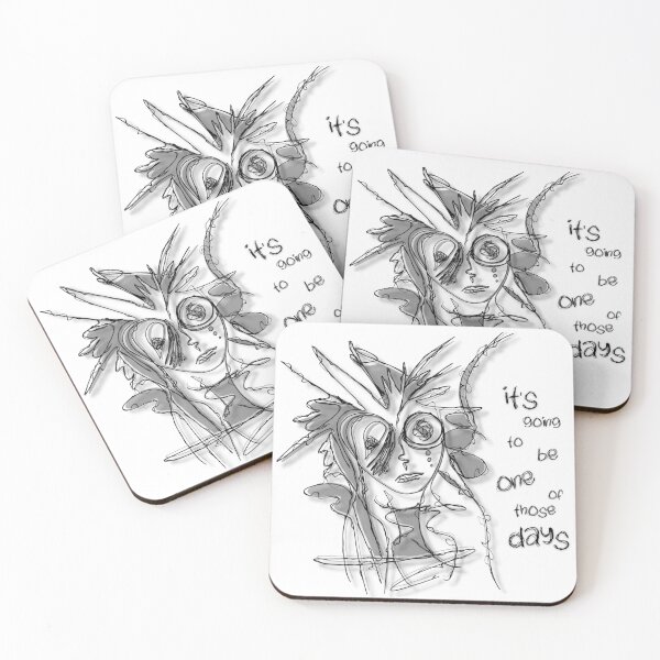 Item preview, Quirky Face Sketch Doodle Boho Design designed and sold by Diane Liberty.