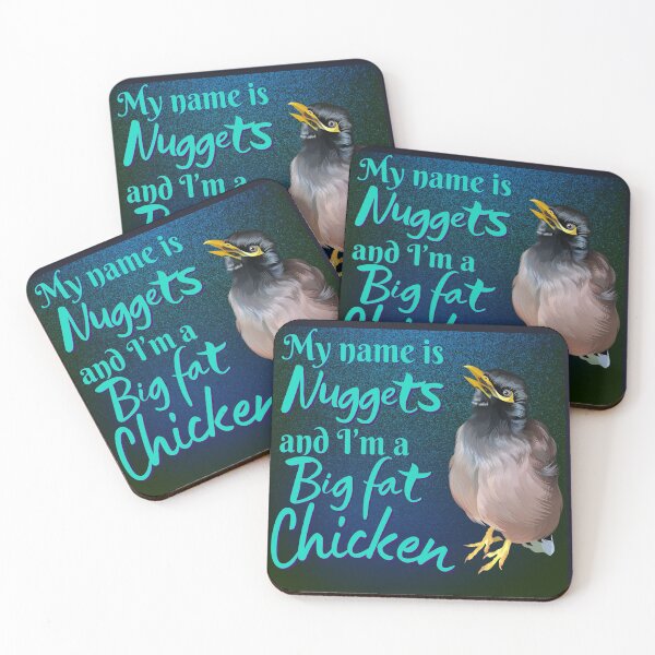 Item preview, My name is Nuggets and I'm a big fat chicken Blues designed and sold by Nuggetsthemynah.
