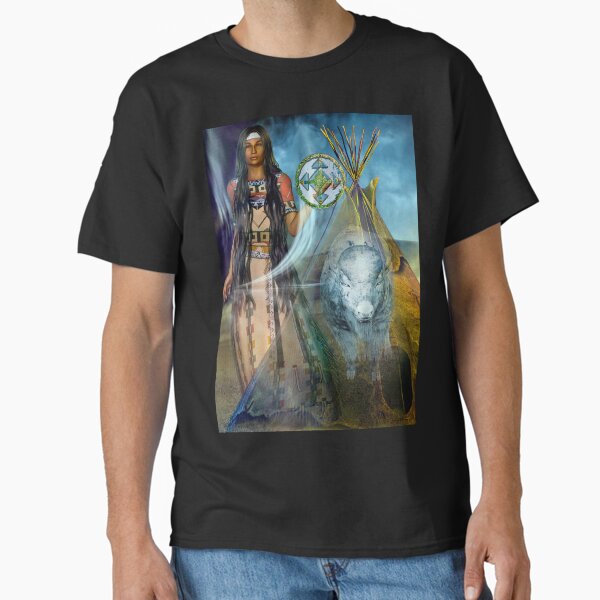 Item preview, white  buffalo  calf woman 2 designed and sold by shadowlea.