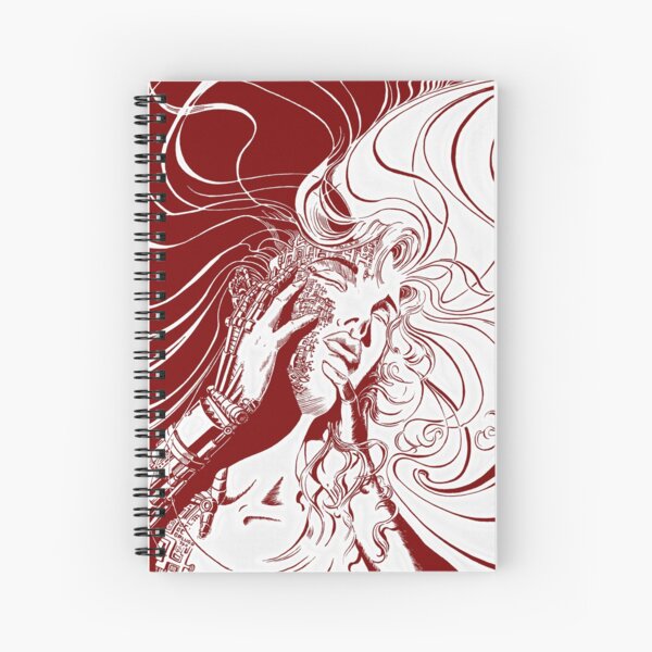 TECHNOPHELIA YANG (white) Spiral Notebook