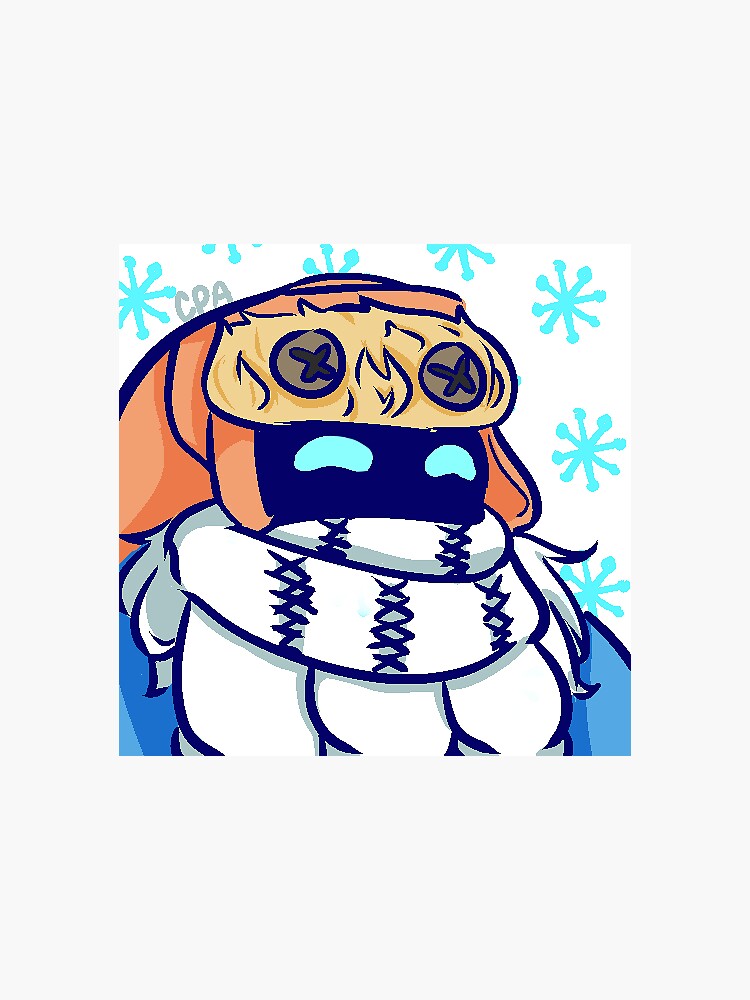 Meep Trio Sticker | Bard League of Legends Stickers | Snow Day | Astronaut  | Base Skin