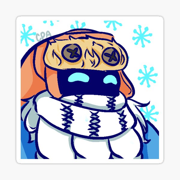Item preview, Snow Day Bard Sticker designed and sold by saltyseacaptain.