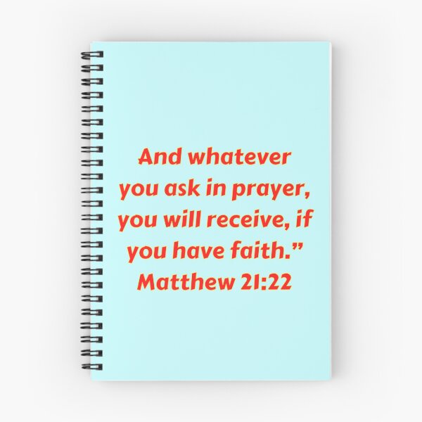 Item preview, Bible Verse Matthew 21:22 designed and sold by Prayingwarrior.