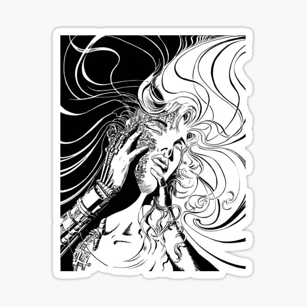 TECHNOPHELIA YIN (black) Sticker