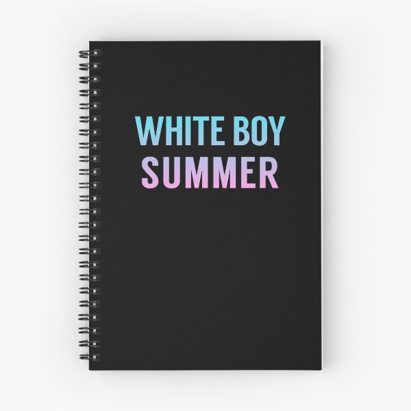 Item preview, White Boy Summer In Blue Pink Gradient designed and sold by tinyteacups.