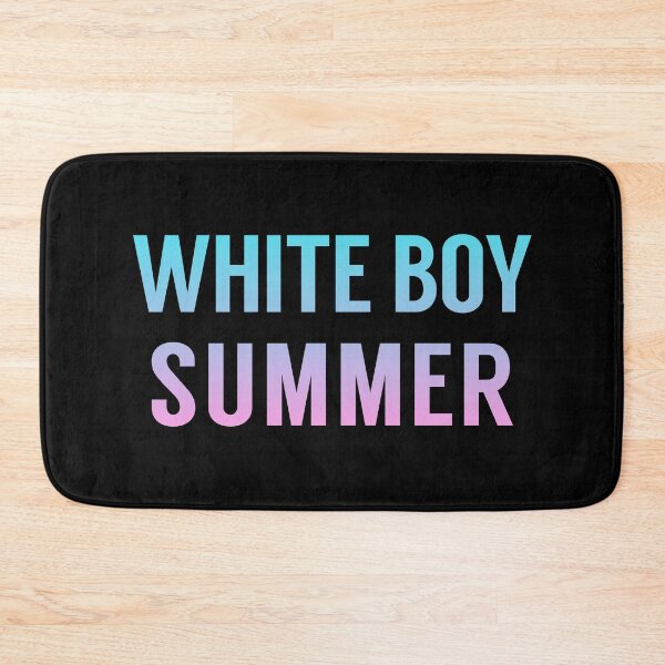 Item preview, White Boy Summer In Blue Pink Gradient designed and sold by tinyteacups.