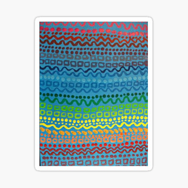 Rainbow Pattern Sticker