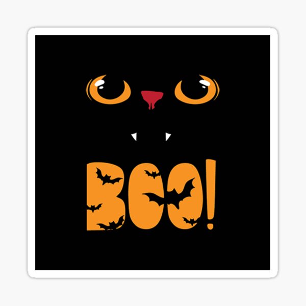 Boo Sticker