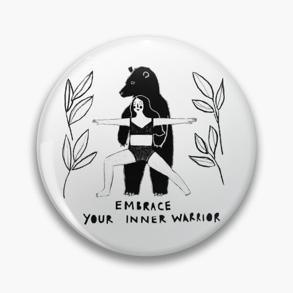 Item preview, inner warrior designed and sold by sarahmajuryart.